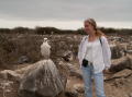 Melissa Visits with the Nazca Booby