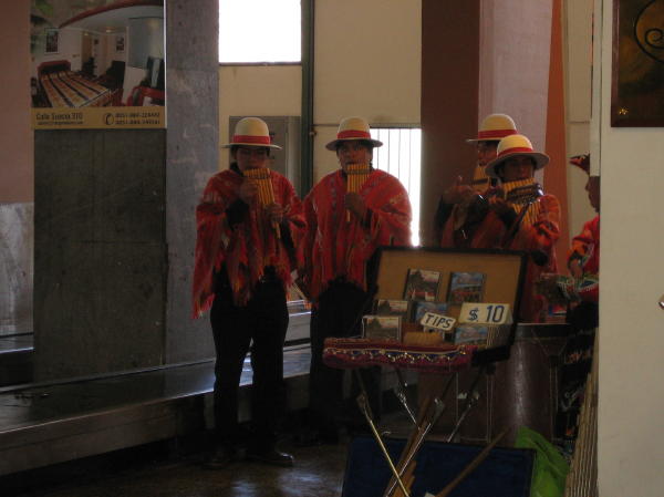 Reception Committee in Cusco Airport