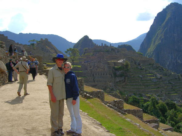 Melissa and Travis at Macchu Picchu