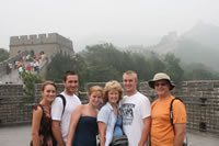 Barre Family at the Great Wall of China